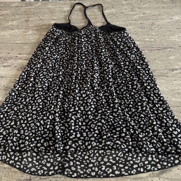 Abercrombie & Fitch Womens Black and White Leopard Print Mini Dress - Size S - Picture 2 of 7